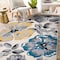 World Rug Gallery Modern Floral Area Rug 10' x 14' Cream Area Rug 9098CREAM10X14 - alternate 2
